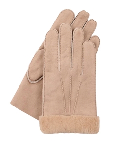 Кожаные перчатки GRETCEN из натуральной овечьей кожи, бежевый Gretchen