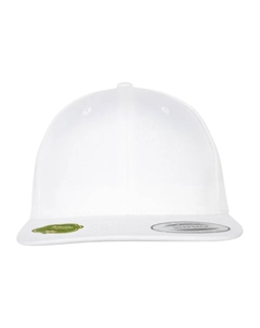 Кепка  " унисекс из органического хлопка Snapback", белый Flexfit