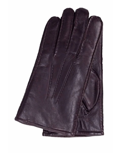 Кожаные перчатки "Mens Gloves Arctic" классического дизайна, коричневый Gretchen