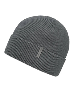 Вязаная шапка чиллаутс с манжетами на подкладке, серый Chillouts