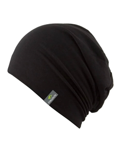 Шапка-бини "Acapulco Hat", повседневная длинная шапка, смесь хлопка и эластана, черный Chillouts
