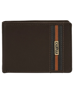 Кошелек, натуральная кожа, коричневый Mano