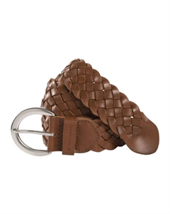 Кожаный ремень "TTLISA", женский ремень шириной 4 см, плетеный кожаный ремень, модный must-have, коричневый Tom tailor