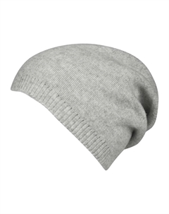 Вязаная шапка тонкой вязки в рубчик, цвет Hellgrau-Meliert Capelli new york