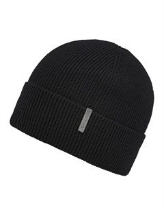 Вязаная шапка чиллаутс с манжетами на подкладке, черный Chillouts