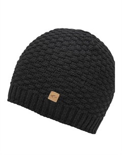 Шапка для отдыха "Kasimir Hat", с ребристыми манжетами, один размер, черный Chillouts