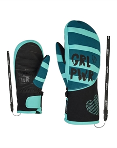 Варежки "LIWANI AS(R) PR MITEN Girls", бирюзовый Ziener