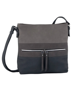 Сумка через плечо "ELLEN Cross Bag L", с шикарным цветовым градиентом, серый Tom tailor