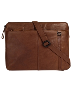 Сумка для документов "LAPTOP SLEEVE", натуральная кожа, цвет Cognac Spikes & sparrow