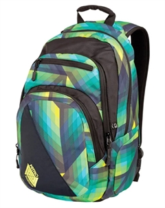 Школьный рюкзак НИТРО "Шташ 29", повседневный рюкзак, рюкзак для отдыха, школы, работы и путешествий, цвет Geo Green Nitro