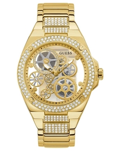 Мужские наручные часы с большим раскрытием gw0323g2, желтый Guess