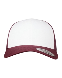 Бейсболка Trucker, цвет maroon/white/maroon Flexfit