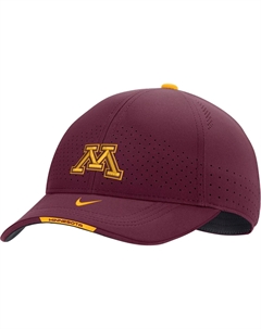 Мужская регулируемая кепка Maroon Minnesota Golden Gophers 2023 Sideline Legacy91 Performance Nike
