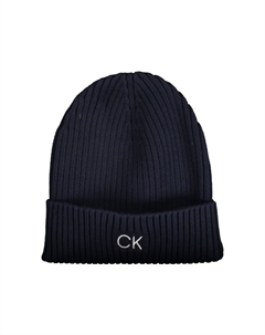 Синяя хлопковая мужская кепка Calvin klein