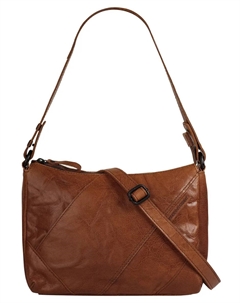 Сумка через плечо, натуральная кожа, цвет Cognac Spikes & sparrow