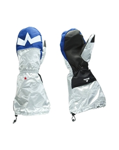 Варежки "POWDO Commander", произведенные с использованием экологически чистых технологий, подходят к зимнему комбинезону для девочек и мальчиков, синий Weedo