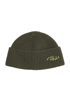 Кепка Kurz Gerippte Winter Beanie Kopfbedeckung Recycelt JACAIR, темно зеленый Jack & jones
