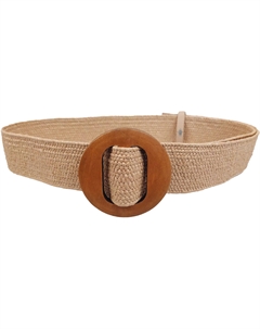 Поясной ремень, плетеный вид, цвет Natural Capelli new york