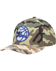 Мужская кепка Camo Philadelphia 76ers Woodland Desert Snapback Mitchell and ness