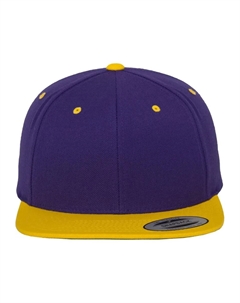 Кепка  " Unisex Classic Snapback 2-Tone", фиолетовый Flexfit