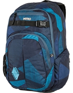 Школьный рюкзак "Погоня", повседневный рюкзак, рюкзак для отдыха, школы, работы и путешествий, синий Nitro