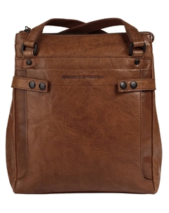 Городской рюкзак, натуральная кожа, цвет Cognac Spikes & sparrow