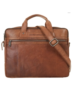 Портфель, натуральная кожа, цвет Cognac Spikes & sparrow