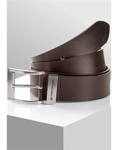 Кожаный ремень "TTTOM", мужской ремень шириной 4 см, повседневный и джинсовый вид, коричневый Tom tailor
