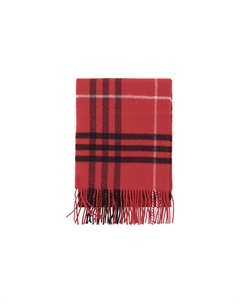 Шарф вязаный Unisex, красный / черный Burberry