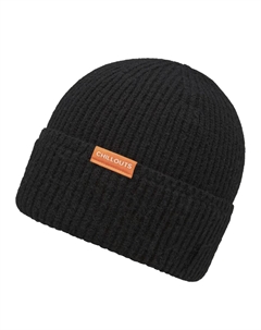 Вязаная шапка для чиллаута "Matty Hat" с высоким содержанием хлопка, черный Chillouts