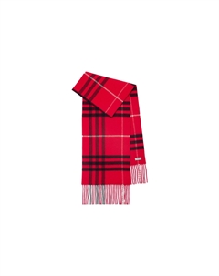 Шарф женский вязаный, красный / черный Burberry