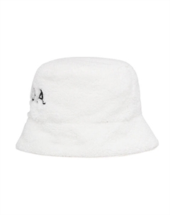 Панама женская меховая, белый Prada