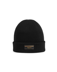Шапка мужская с логотипом, черный Gucci