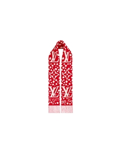 Шарф женский вязаный, красный Louis vuitton