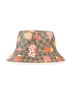 Панама с принтом, коричневый Gucci