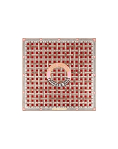 Шарф женский с принтом, красный Louis vuitton