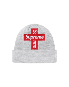 Шапка New Era, серый Supreme