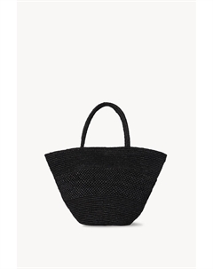 Сумка Emilie из рафии, черный The row