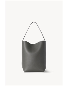 Сумка-Тоут среднего размера из натуральной кожи, серый The row