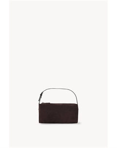 Сумка 90-х из нубука, коричневый The row