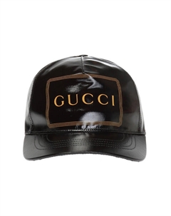 Кепка женская с логотипом, черный Gucci