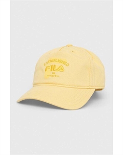 Бейсболка из хлопка, желтый Fila