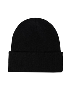Шапка Бини с логотипом из шерсти, черный Dsquared2