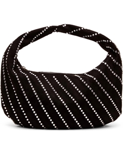 Сумка Bcindi Faux Suede Rhinestone Hobo, черный Steve madden