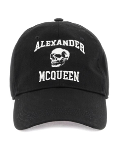 Бейсболка с вышитым логотипом, черный Alexander mcqueen