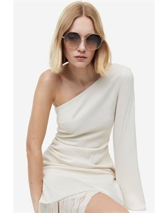 Солнцезащитные очки в узкой оправе, желтый H&m