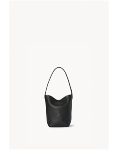 Маленькая сумка-тоут из натуральной кожи, черный The row