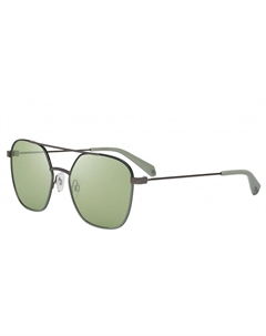 Солнцезащитные очки из зеленого металла Polaroid