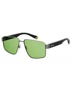 Солнцезащитные очки из зеленого металла Polaroid