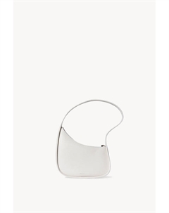 Сумка-Полумесяц из кожи, белый The row
